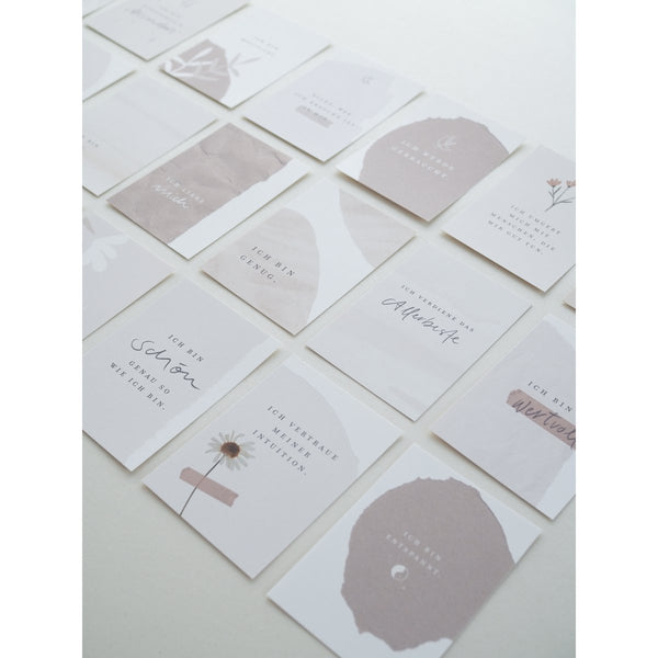 Affirmationskarten Set | 24 Mutmacher
