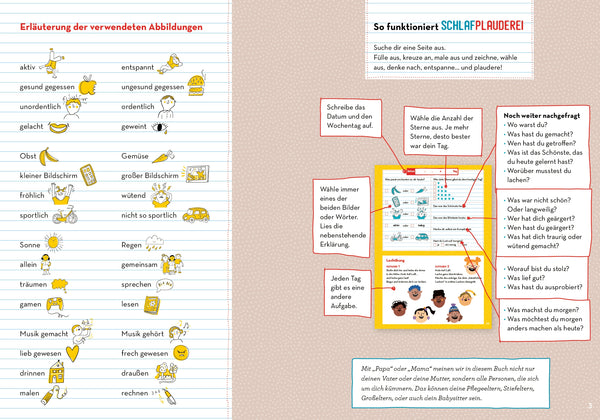 Schlaf Plauderei - Tagebuch (6+ Jahre)