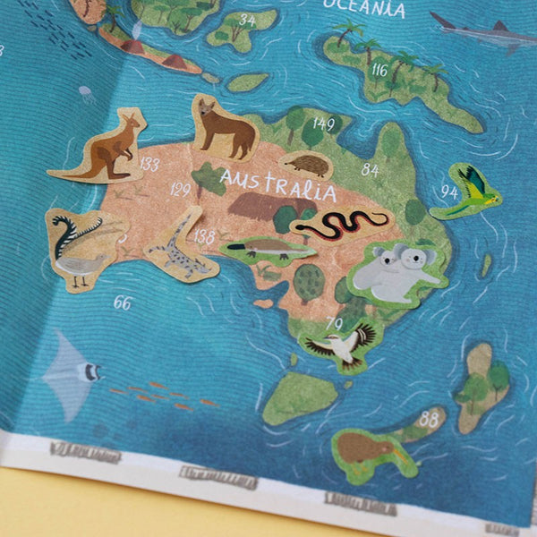 Animal World - Poster & Stickers | Londji Activity