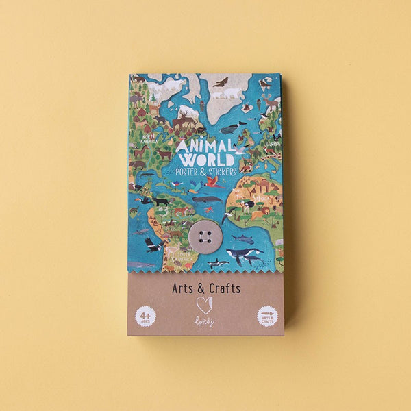 Animal World - Poster & Stickers | Londji Activity