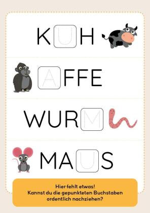 Mini-Mitnehmblock - Erste Buchstaben