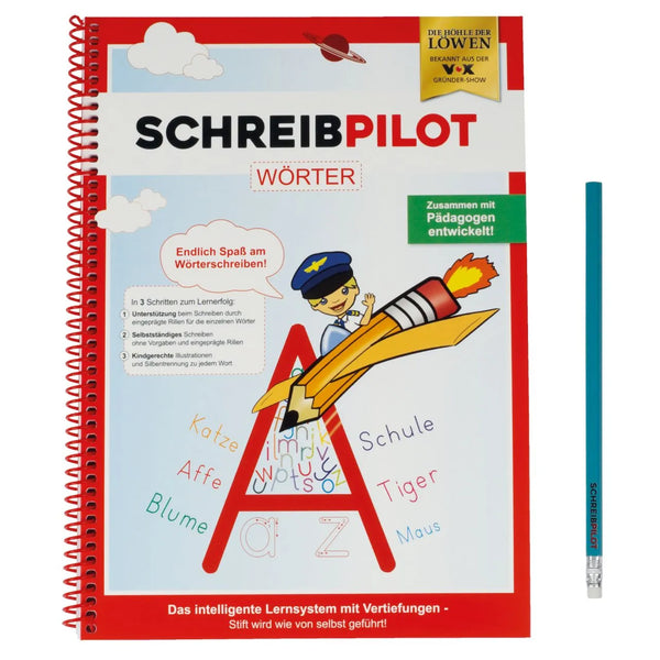 Spurrillen Schreiblern-Heft „Wörter“ - Schreibpilot