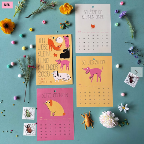 Der kleine liebe Hunde Kalender 2026 | Slinga
