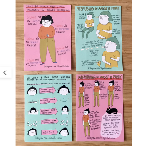 Angst & Panik Stickerset | Slinga