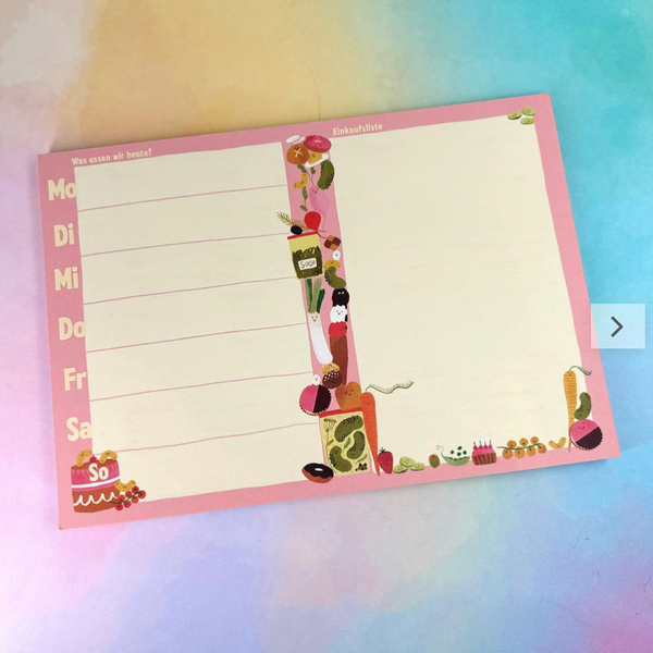 Essensplaner Notizblock | Slinga