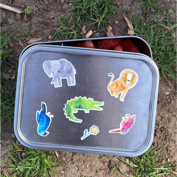 Spülmaschinenfeste Sticker *Wilde Tiere* | Frau Ottilie