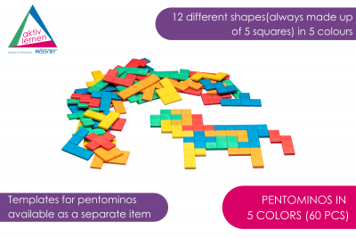 Pentaminos, Satz aus 60 Stück