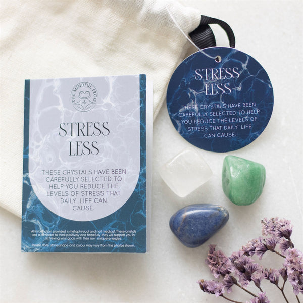 STRESS LESS Heilsteine Set Stressfrei