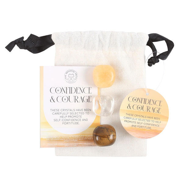 CONFIDENCE & COURAGE Heilsteine Set (Vertrauen & Mut)