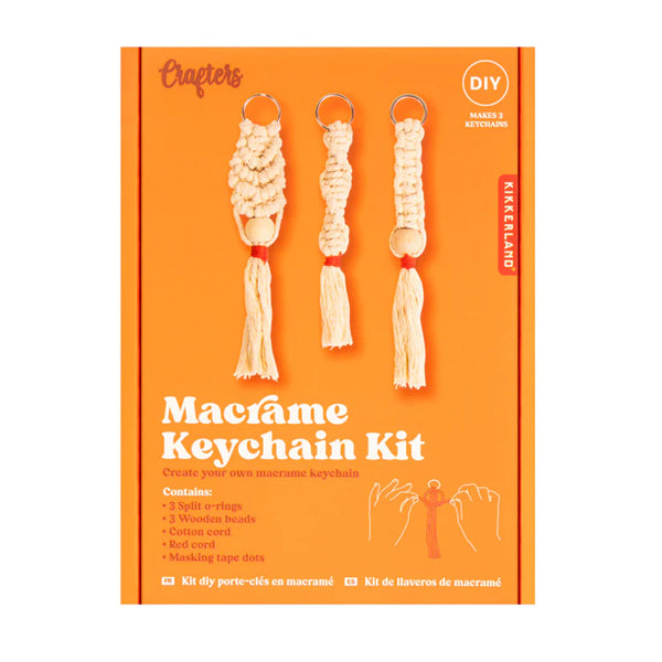 Crafters Macrame Keychain Kit | DIY Schlüsselanhänger