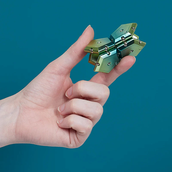 SPEKS Geode - Chrom | Magnetisches Fidget