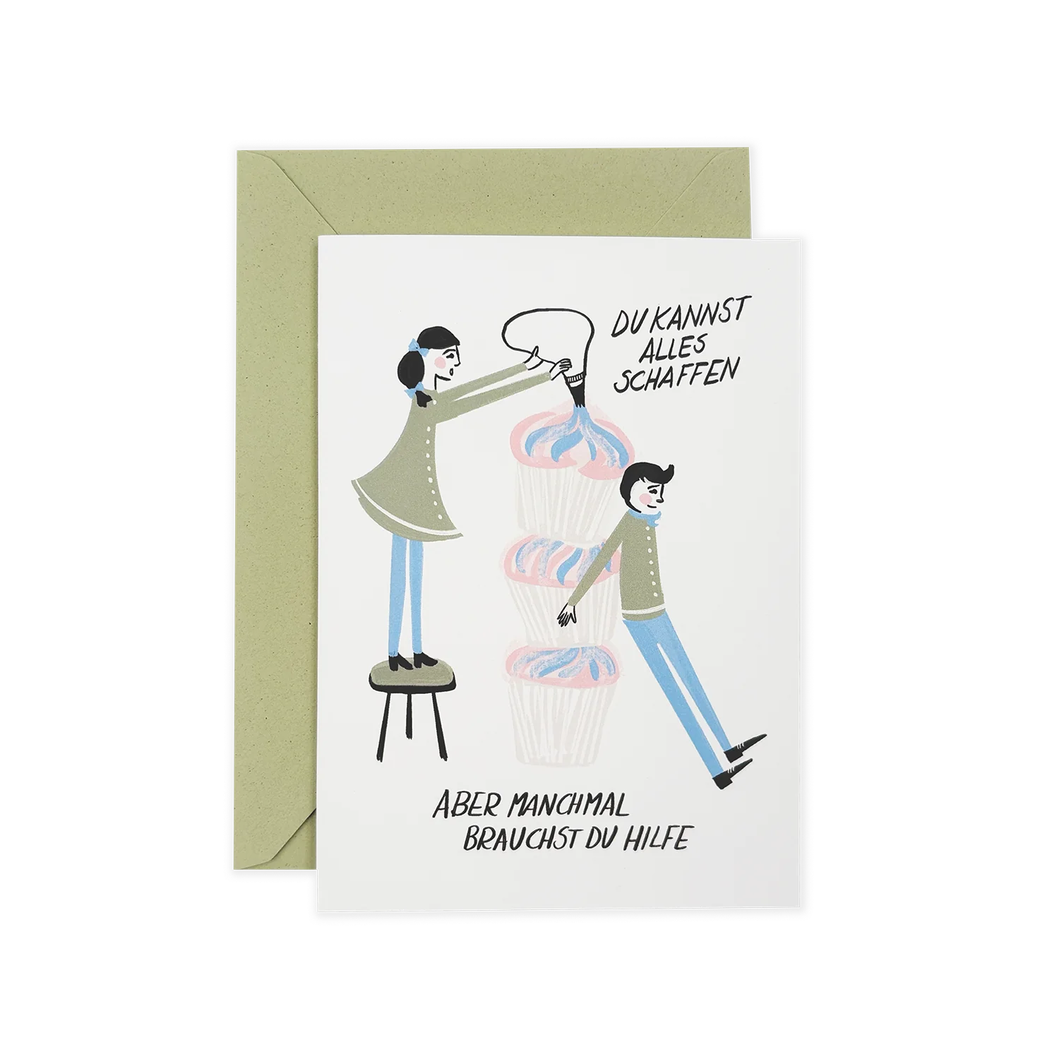 Grußkarte * Du kannst Alles schaffen *