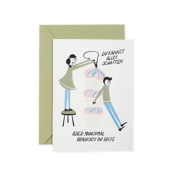 Grußkarte * Du kannst Alles schaffen *