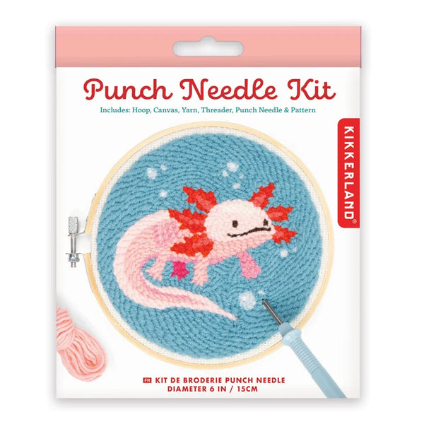 Axolotl Punch Needle | Stickset Axolotl