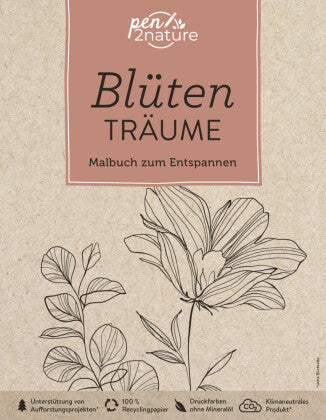 Blütenträume - Malbuch zum Entspannen