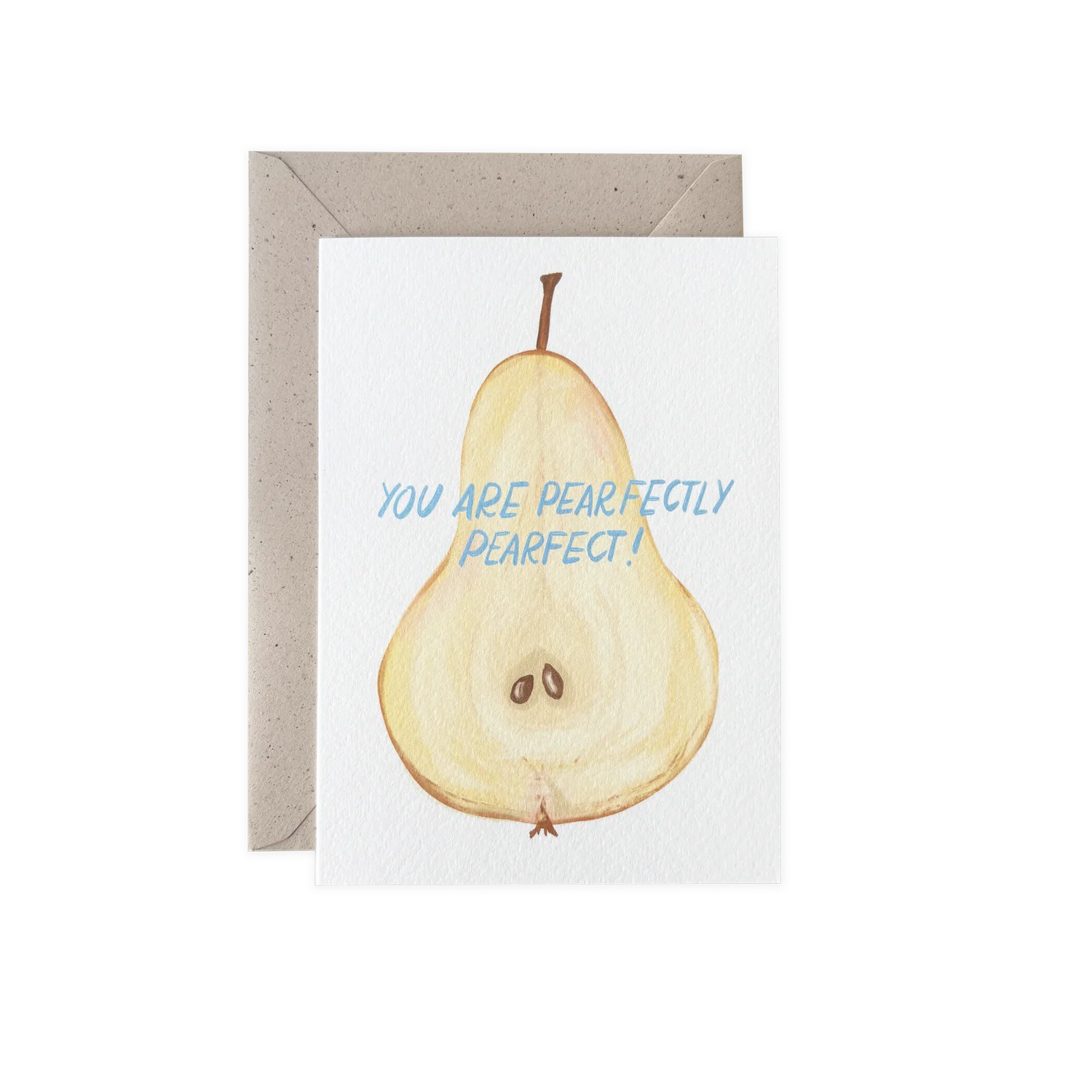 Grußkarte Pearfectly Pearfect mit Kuvert