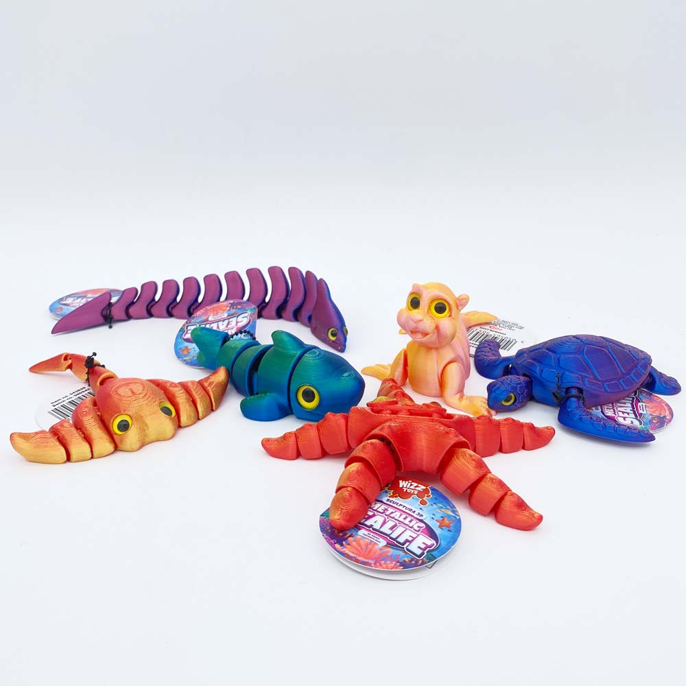 Meerestiere | Sculptura 3D Metallic Sealife