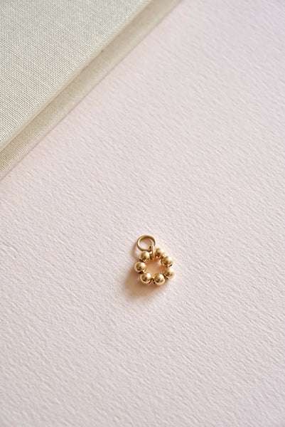 Mini CHARMS-Kette Gold BUBBLES loop | SAN SAN