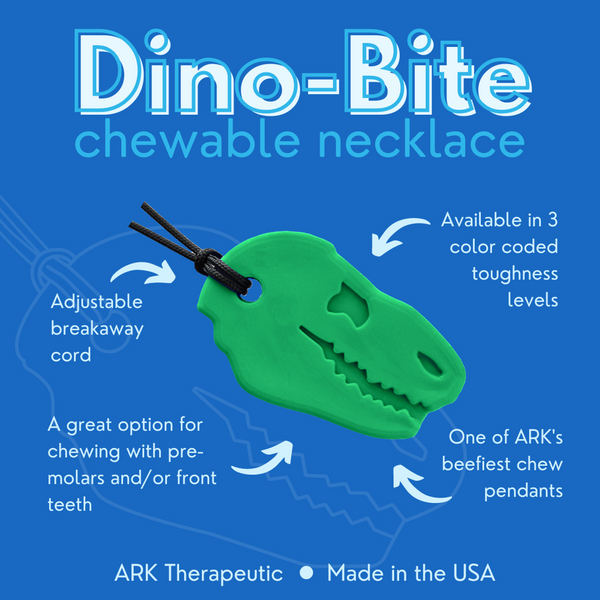 ARK'S DINO-BITE® Chew Necklace | Kaukette T-Rex