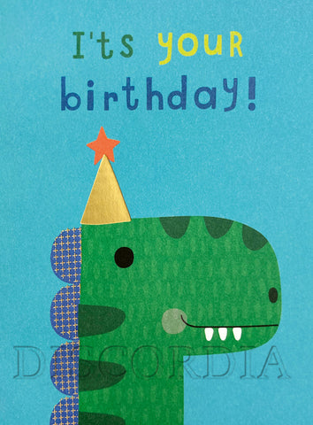 Tiny Card *It’s your Birthday* Dino
