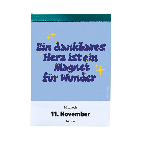 Abreißkalender »Halbwegs entspannt durch 2026«
