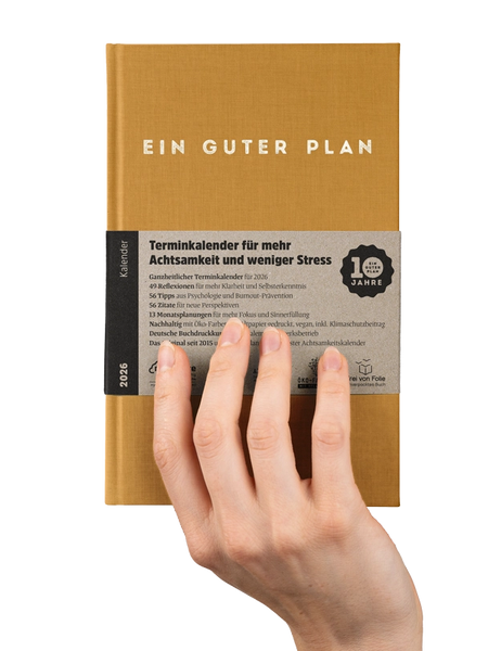 Ein guter Plan 2026 Bernstein Dunkelgelb