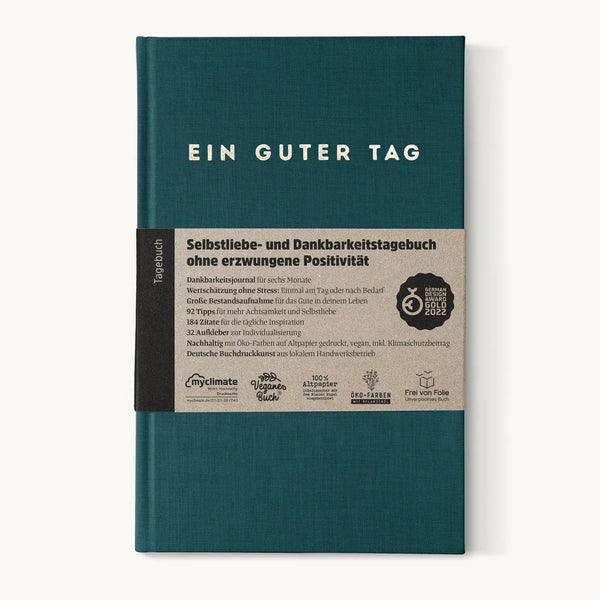 Ein guter Tag (Dankbarkeitstagebuch) Petrol