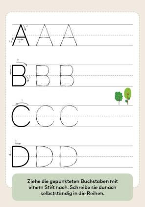 Mini-Mitnehmblock - Erste Buchstaben