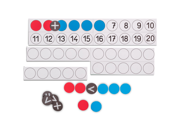 Magnetische Rechenleiste für die Tafel
