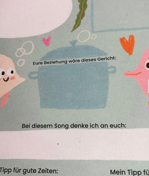 Gästebuch zur Hochzeit "Wir heiraten übrigens" (Slinga)