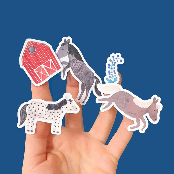 Stickerbogen *Pferde & Ponies*  Frau Ottilie