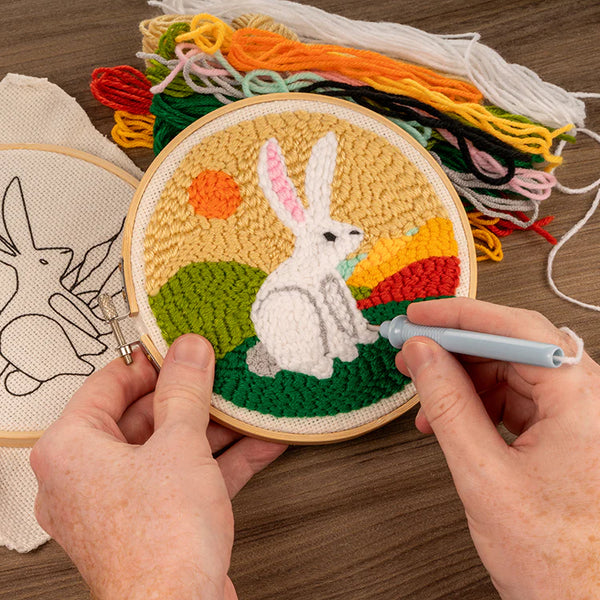 Hare Punch Needle | Stickset Hase
