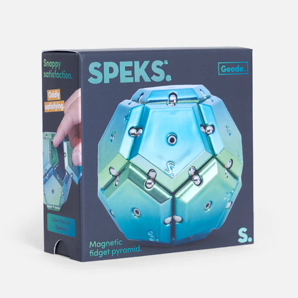 SPEKS Geode - Chrom | Magnetisches Fidget