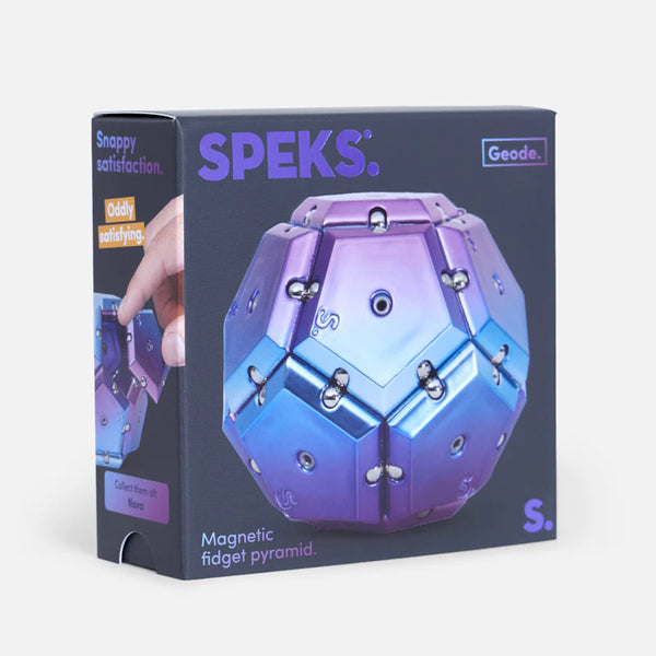 SPEKS Geode - Chrom | Magnetisches Fidget