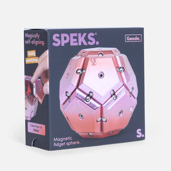 SPEKS Geode - Chrom | Magnetisches Fidget