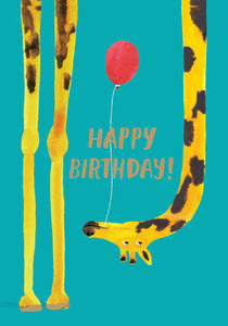 Grußkarte HAPPY BIRTHDAY - Whoopsy Daisy Giraffe