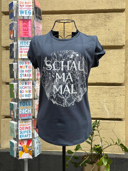 T-Shirt *Schau ma mal* denim blue