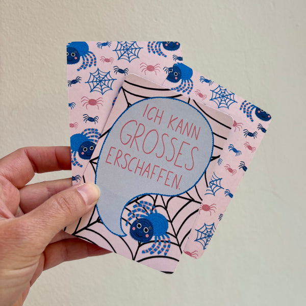 Ich kann GROSSES erschaffen - Spinni Motivationskarte pocket