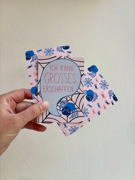 Ich kann GROSSES erschaffen - Spinni Motivationskarte pocket