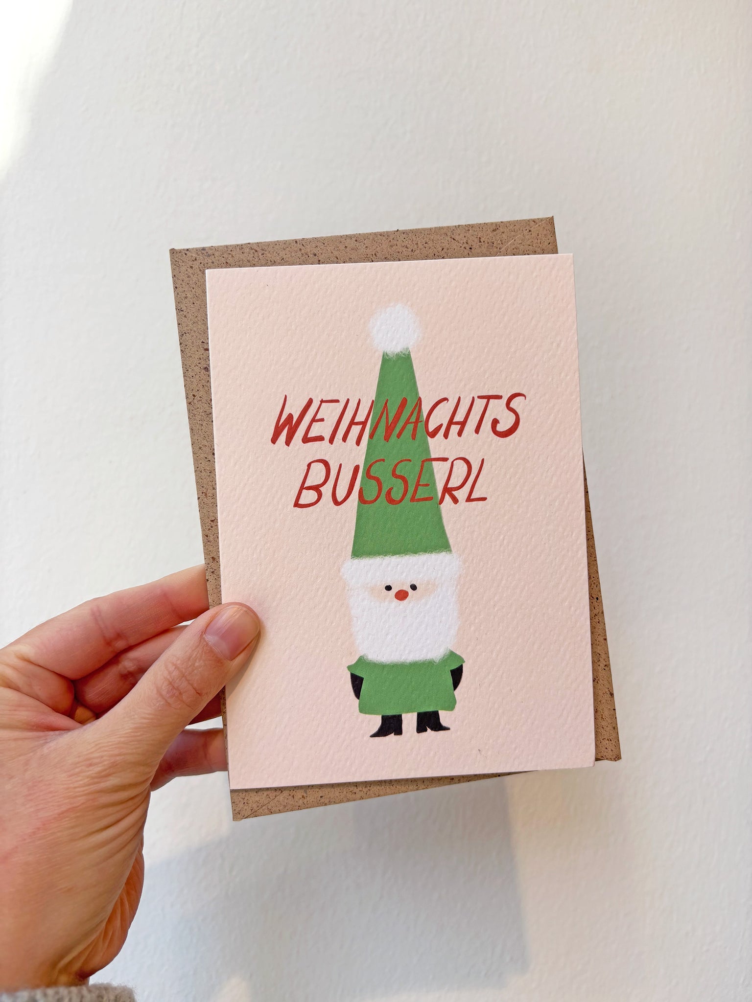 Weihnachtskarte * Weihnachtsbusserl * Wichtel