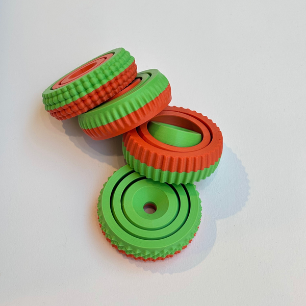 SCHLAUspinner Fidget Spinner | Colorblock