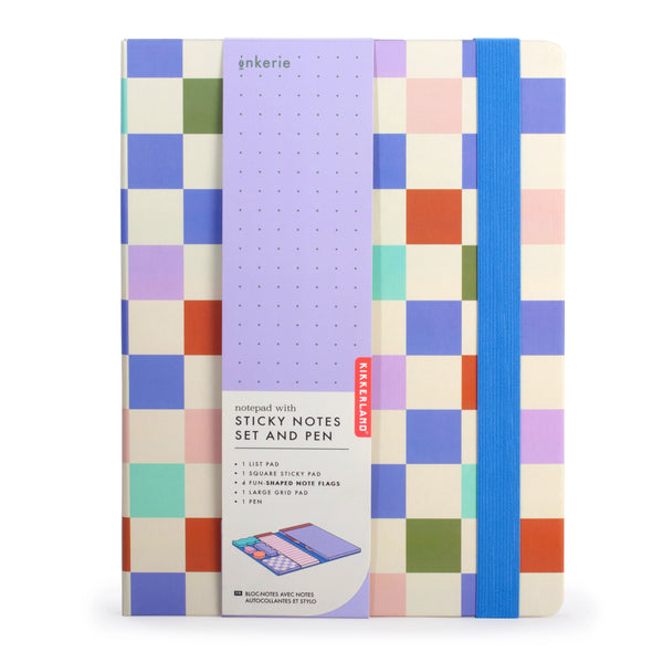 Notepad with Sticky Notes Set and Pen