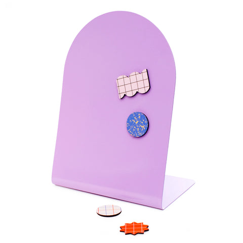 Magnetische Memotafel Purple