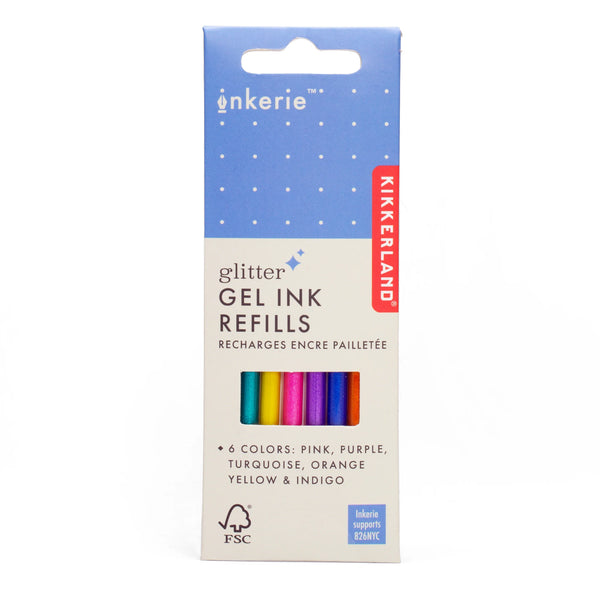 Inkerie Glitter-Gel-Tinten-Nachfüllpatronen