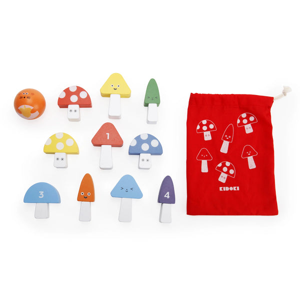 IT'S A STRIKE! Mini Mushroom Bowling KIDOKI