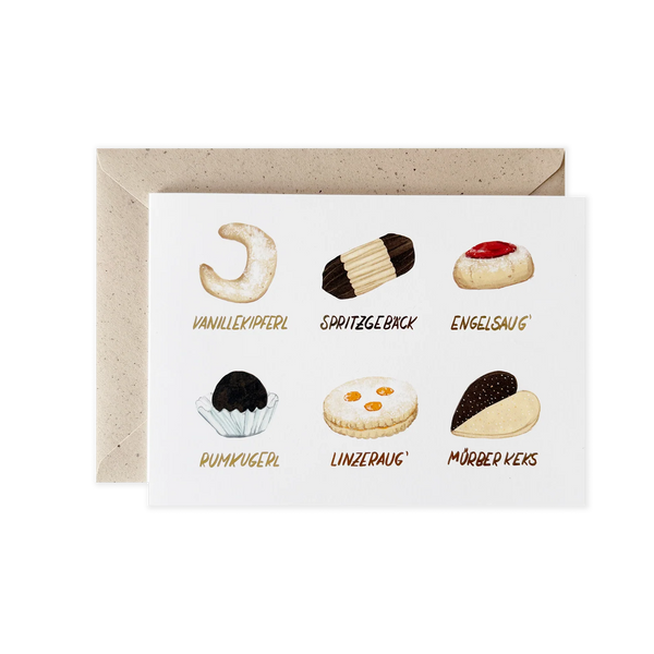 Weihnachtskarte * Weihnachtskekse *