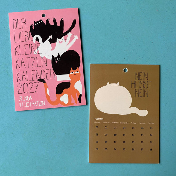 Der kleine liebe Katzen Kalender 2027 | Slinga