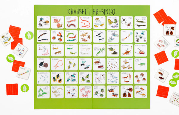 Krabbeltier-Bingo