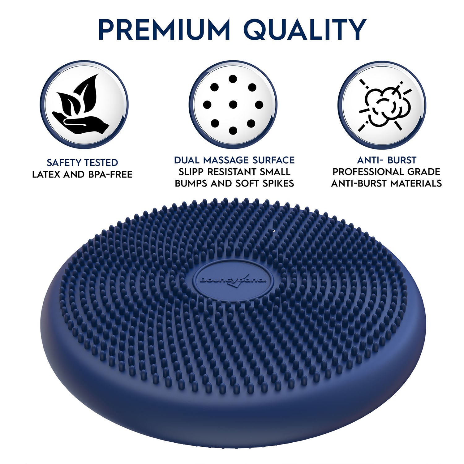 Wiggle Seat Big Sensory Cushion Blue 33cm | Sitzkissen