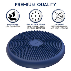 Wiggle Seat Big Sensory Cushion Blue 33cm | Sitzkissen